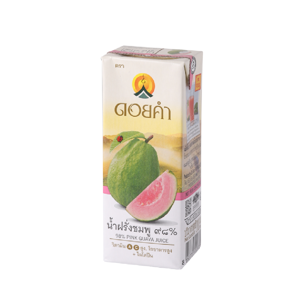 น้ำฝรั่งชมพู 200 ml.